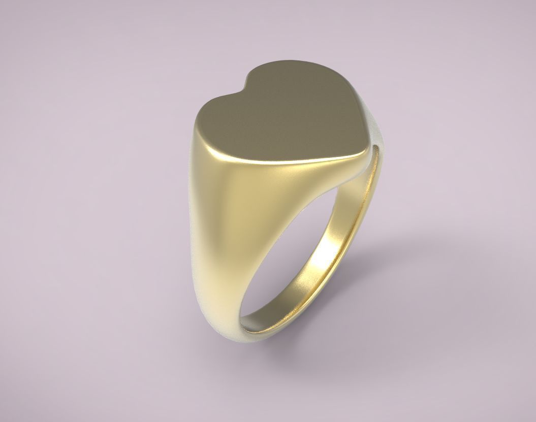 ring heart 7 3D print model_1