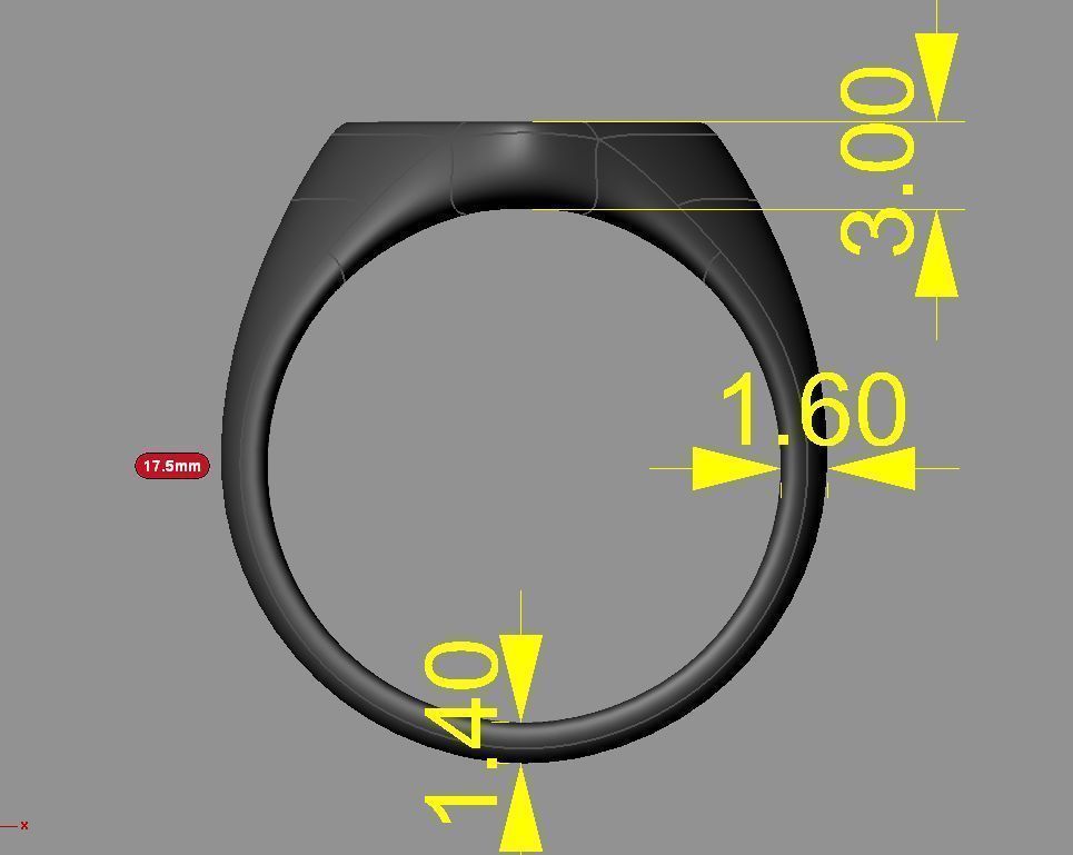 ring heart 7 3D print model_8