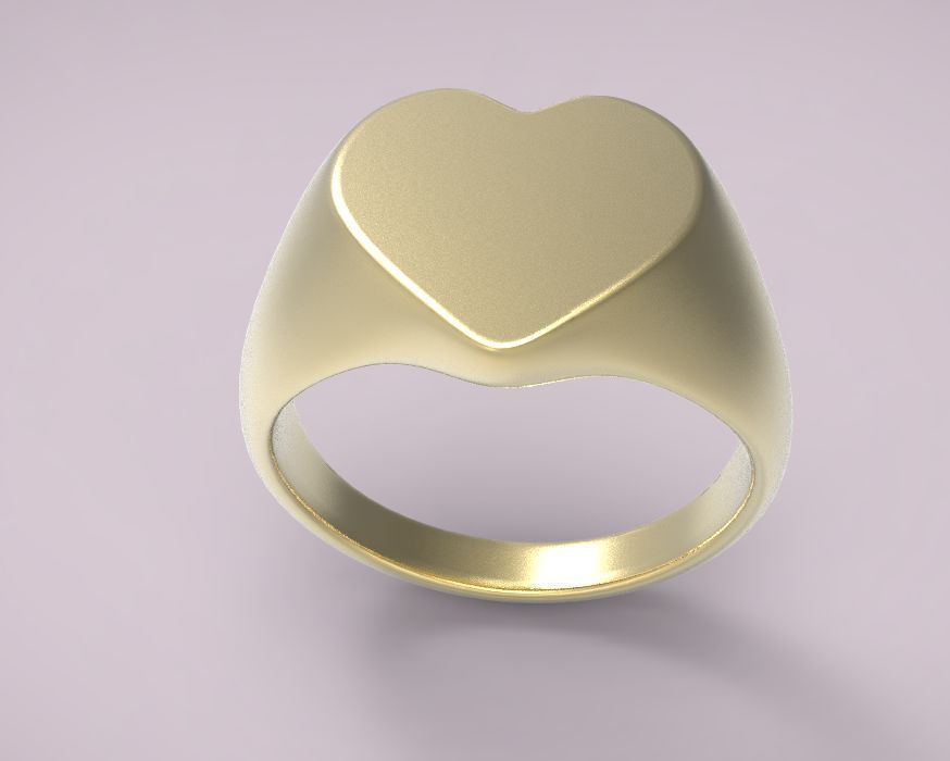 ring heart 7 3D print model_5
