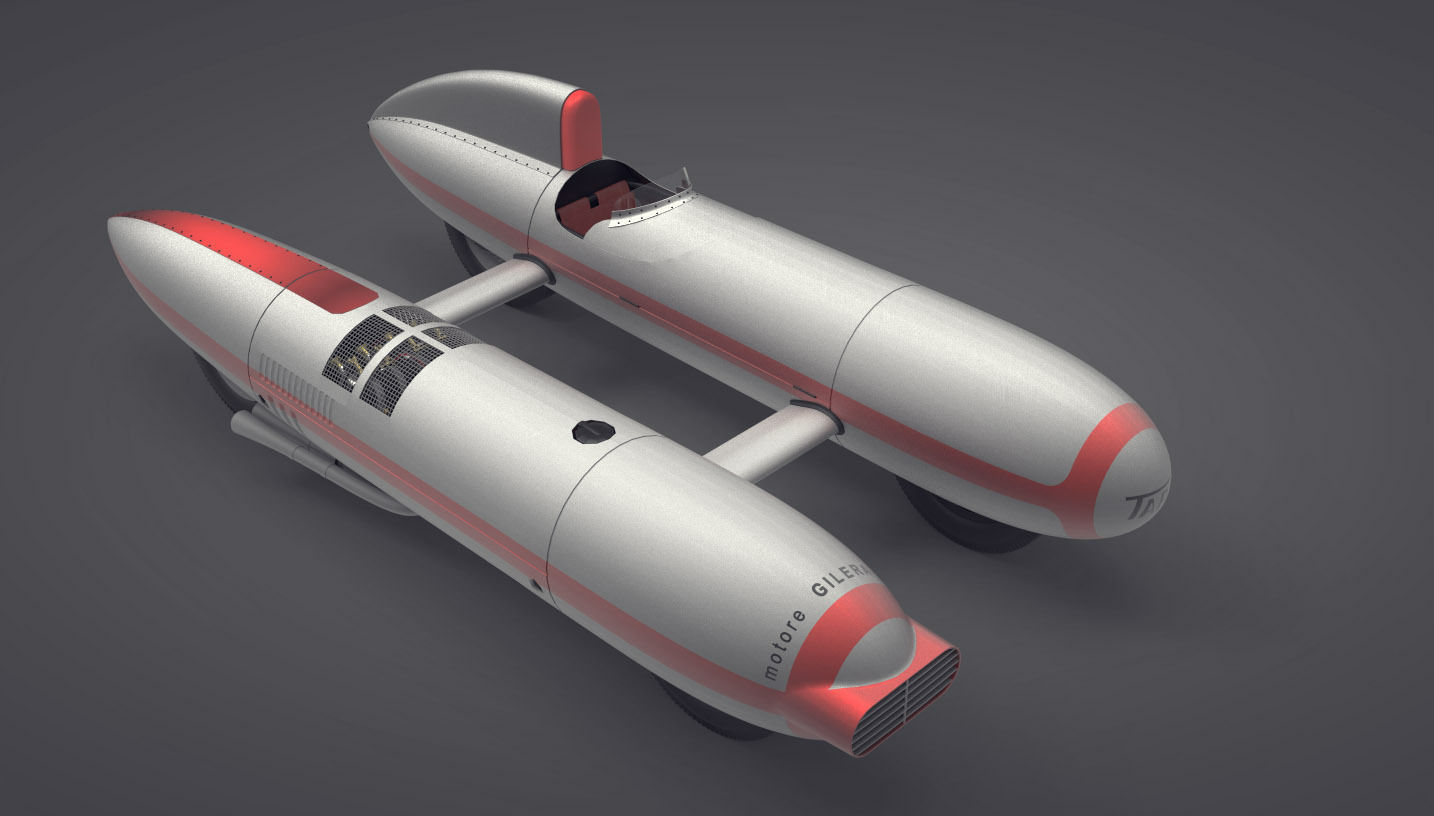 Gilera TARF 1948 - ENGINE included- 3D model_6