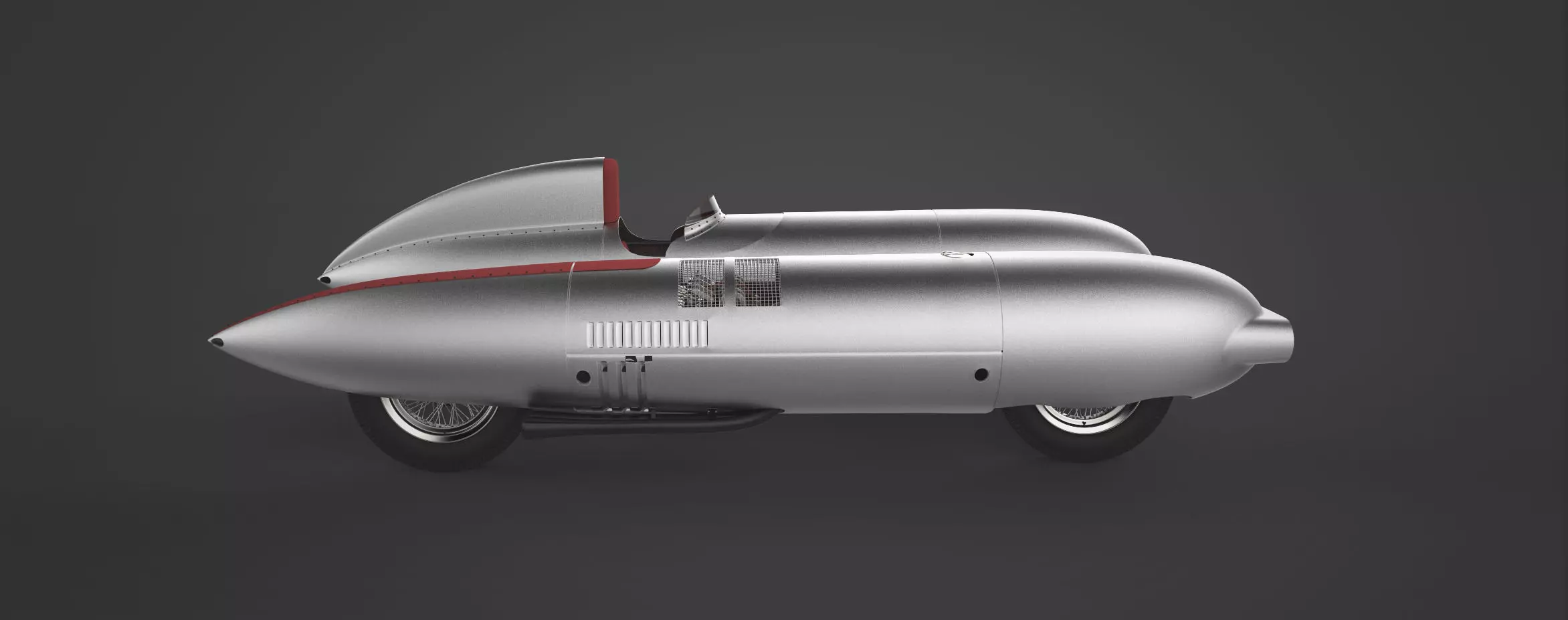 Gilera TARF 1948 - ENGINE included- 3D model_0