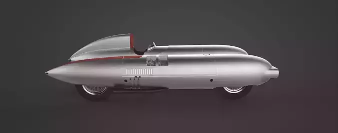 Gilera TARF 1948 - ENGINE included- 3D model