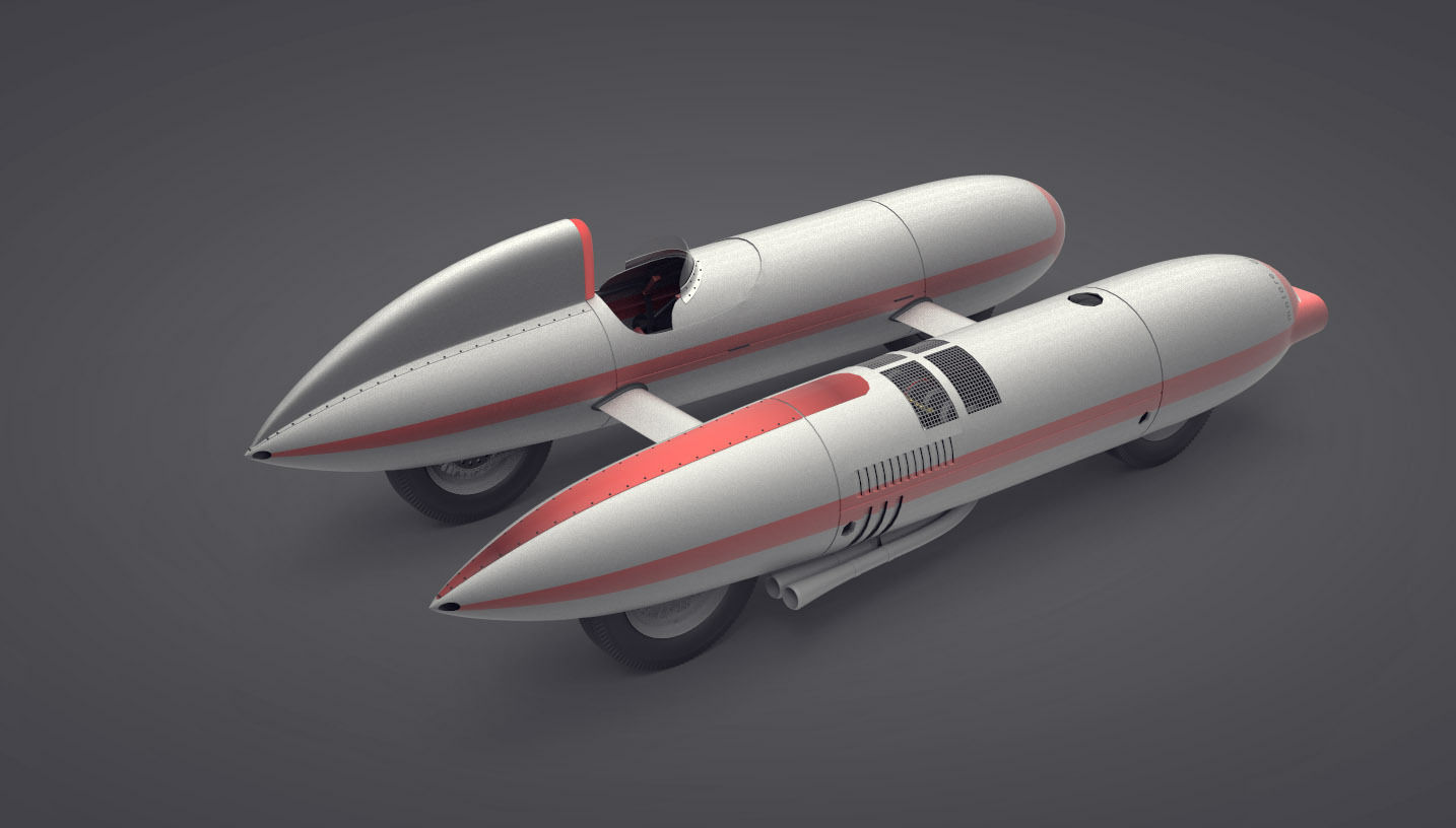 Gilera TARF 1948 - ENGINE included- 3D model_4