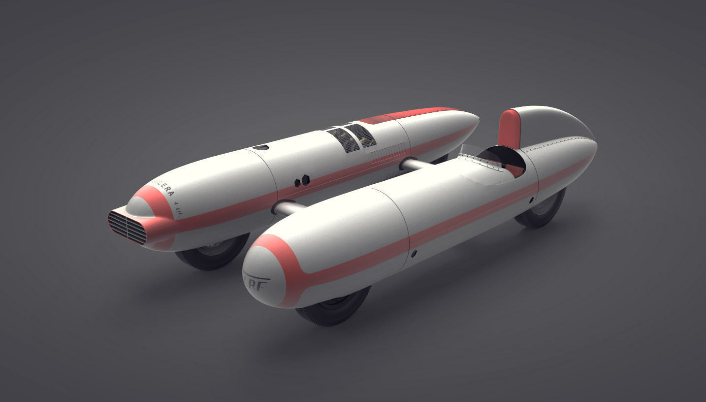 Gilera TARF 1948 - ENGINE included- 3D model_5