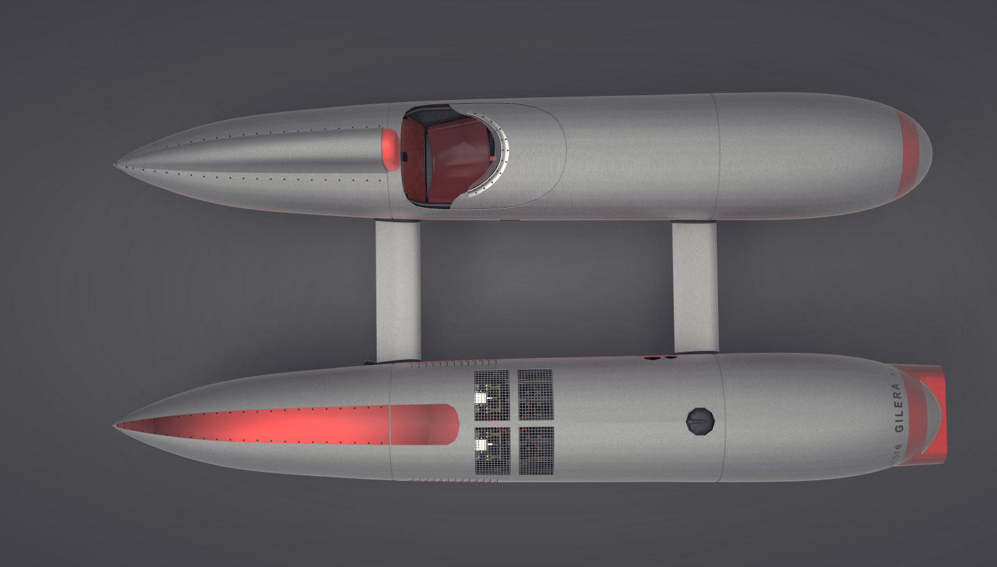 Gilera TARF 1948 - ENGINE included- 3D model_15