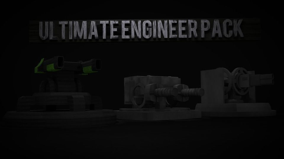 Ultimate Engineer Turret Pack 3D model_0