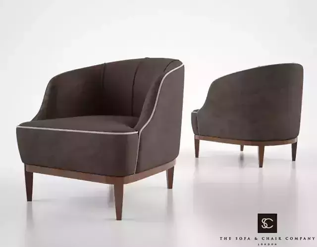The sofa and chair company - Lloyd armchair 3D model