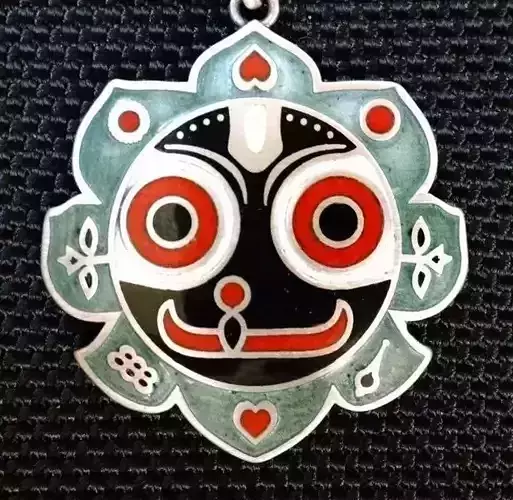 Jagannath pendant with face 3D print model