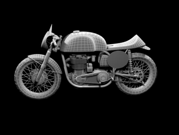 Norton Manx 1954 3D model_18