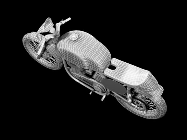 Norton Manx 1954 3D model_15