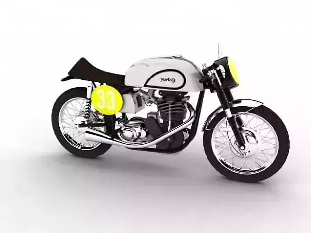 Norton Manx 1954 3D model