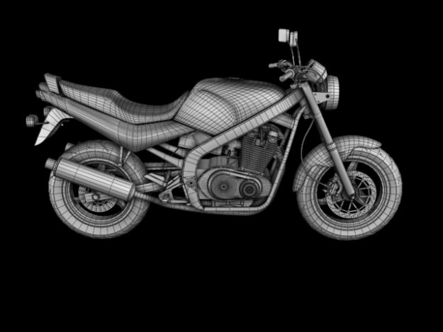 Suzuki GS500 1994 3D model_15