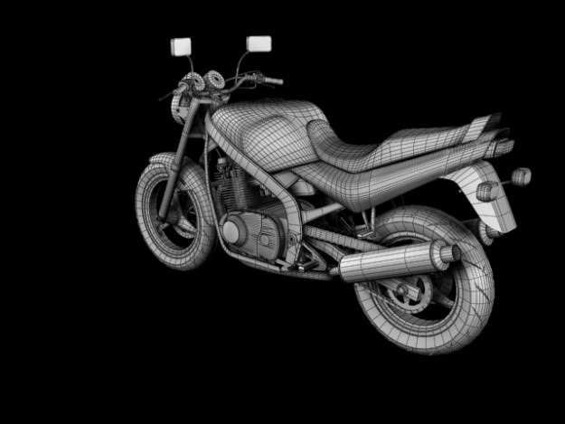 Suzuki GS500 1994 3D model_19