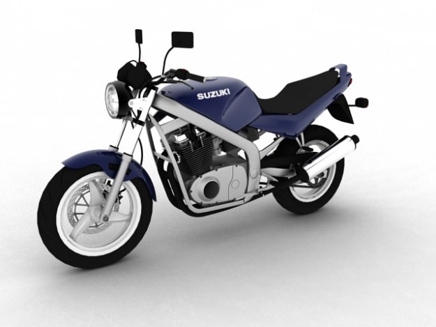 Suzuki GS500 1994 3D model_1