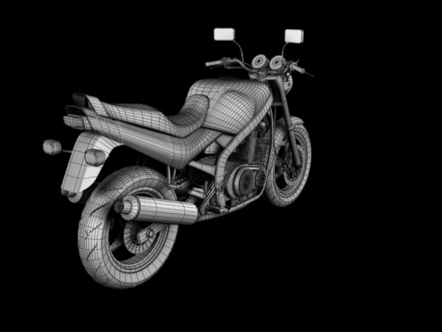 Suzuki GS500 1994 3D model_14