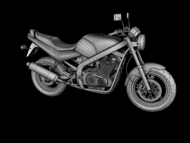 Suzuki GS500 1994 3D model_16