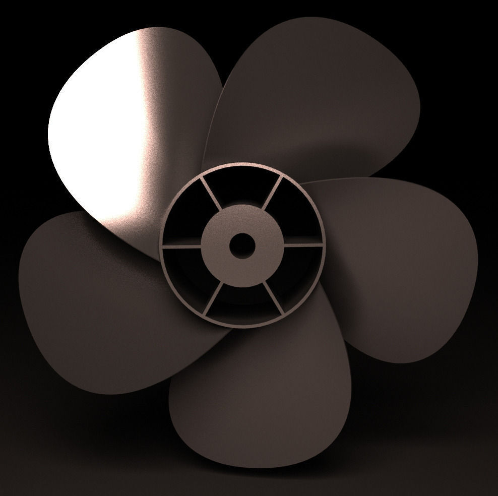 propeller free 3D model CGTrader