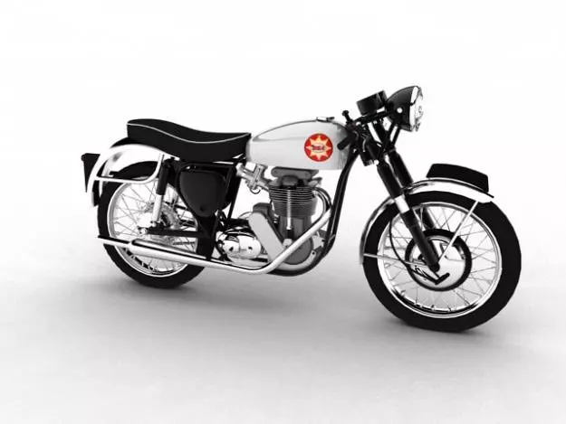 BSA Gold Star 1960 3D model