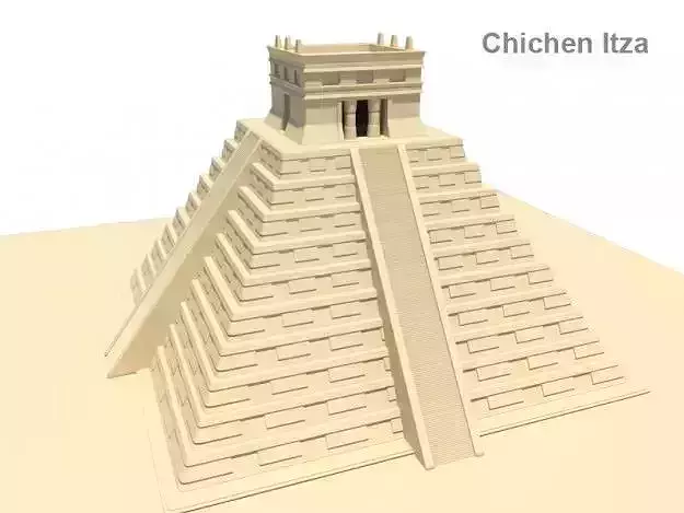 Chichen Itza 3D model