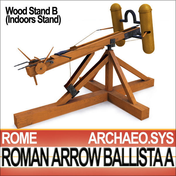 Roman Arrow Ballista Model A 3D model_3