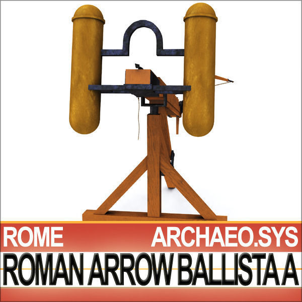Roman Arrow Ballista Model A 3D model_8