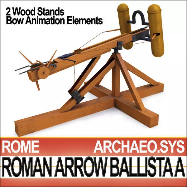 Roman Arrow Ballista Model A 3D model_0