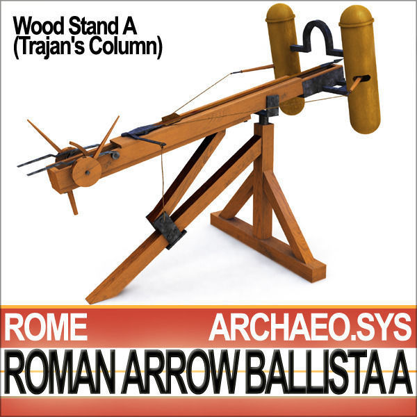 Roman Arrow Ballista Model A 3D model_1