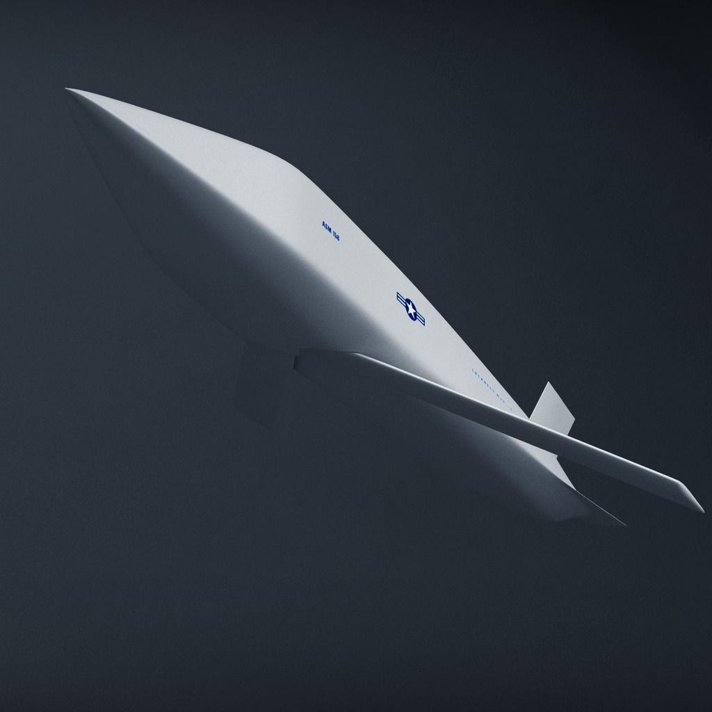 Jassm AGM-158 Missile Low-poly 3D model_4
