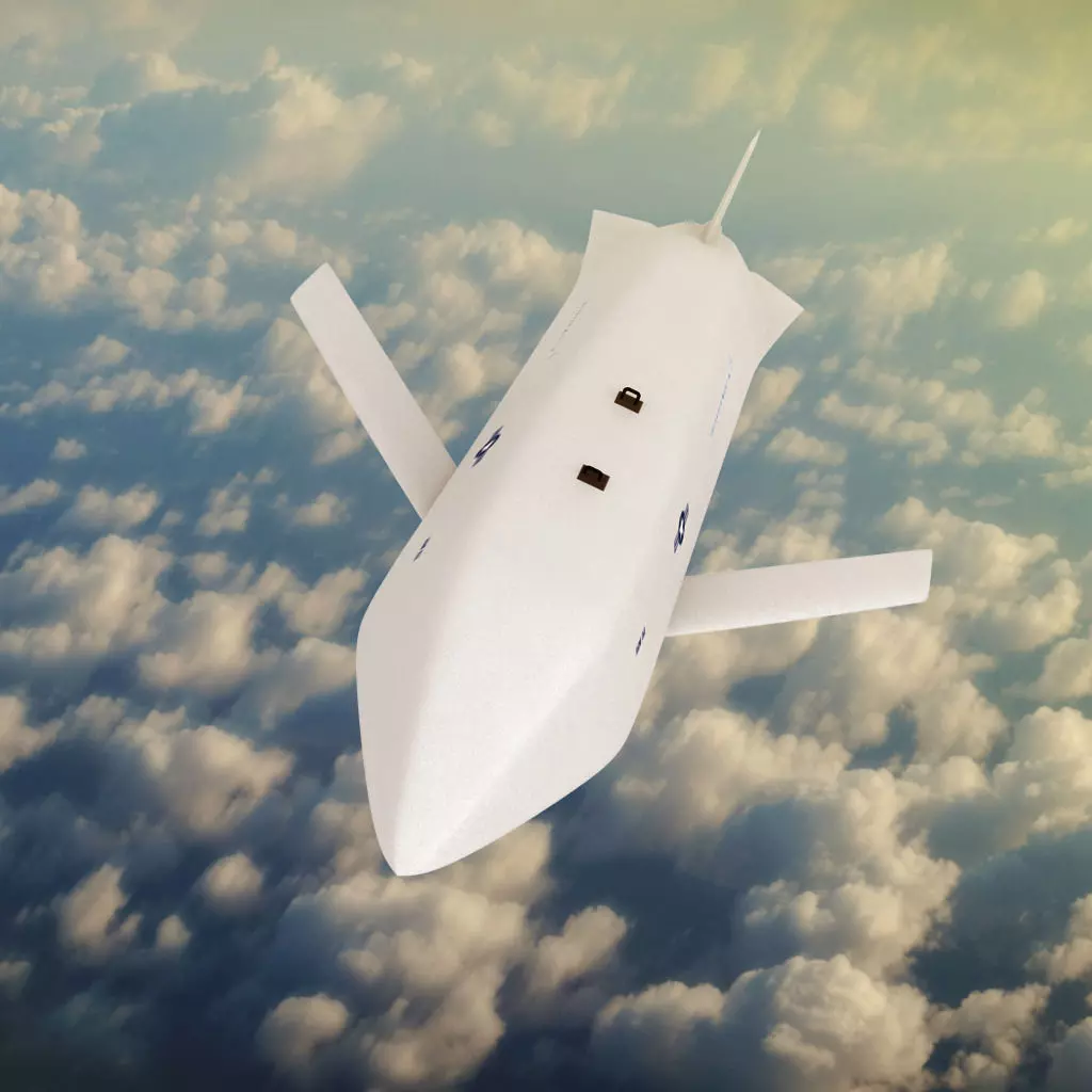 Jassm AGM-158 Missile Low-poly 3D model_0