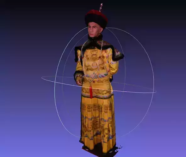 Chinese star emperor Nicky Wu 3D model