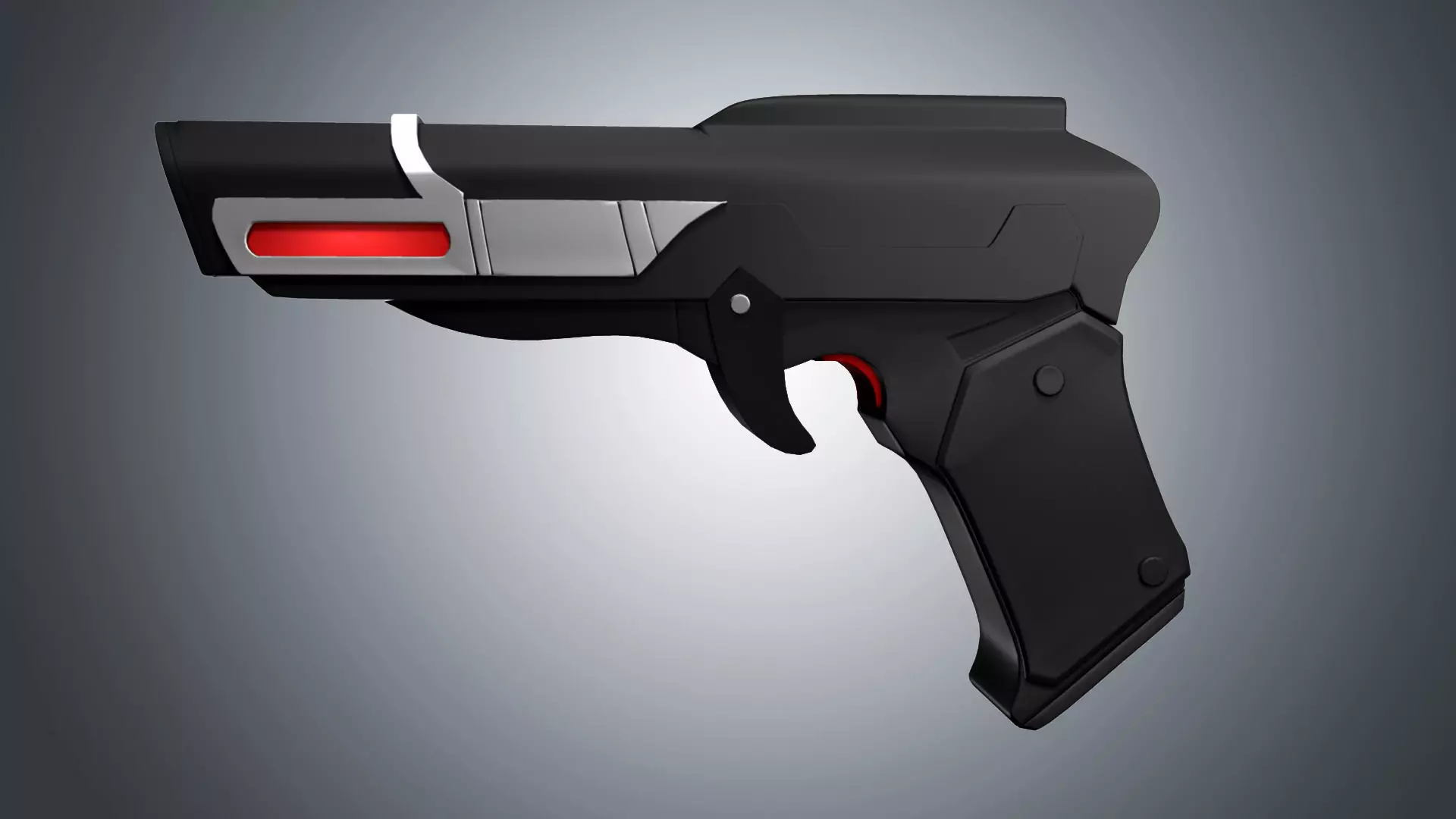 Retro Gun Free 3D model