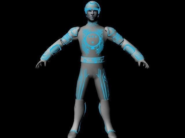Tron Classic Low-poly 3D model_1