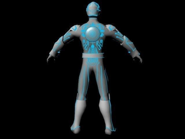 Tron Classic Low-poly 3D model_3