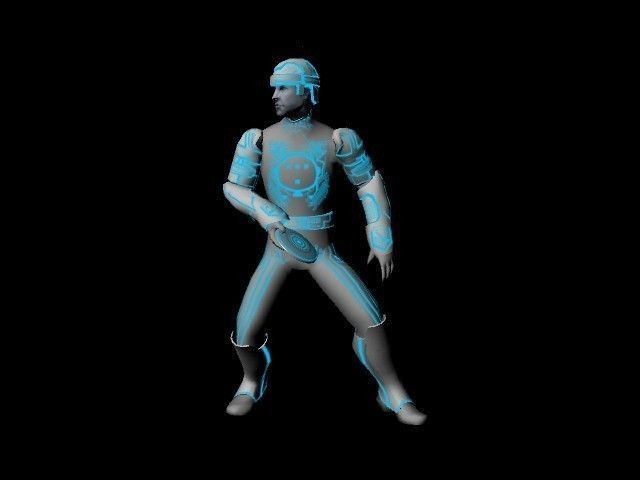 Tron Classic Low-poly 3D model_4
