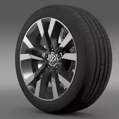 VW Beetle TDI 2012 wheel 3D model