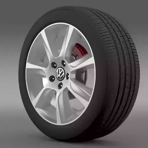 VW Polo 2010 Sedan wheel