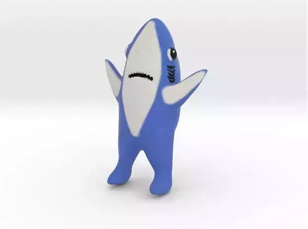 Shark Meme 3D print model