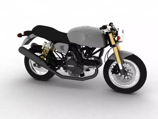 Ducati SportClassic GT1000 2010 3D model