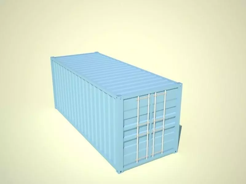 Container shipping Free 3D model