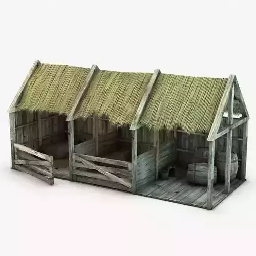 Wooden stable