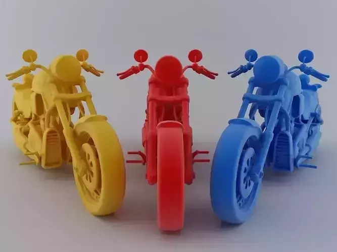 Heavy Bike 3D Model 3D print model
