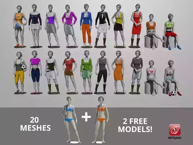 MannequinGirlPack AB