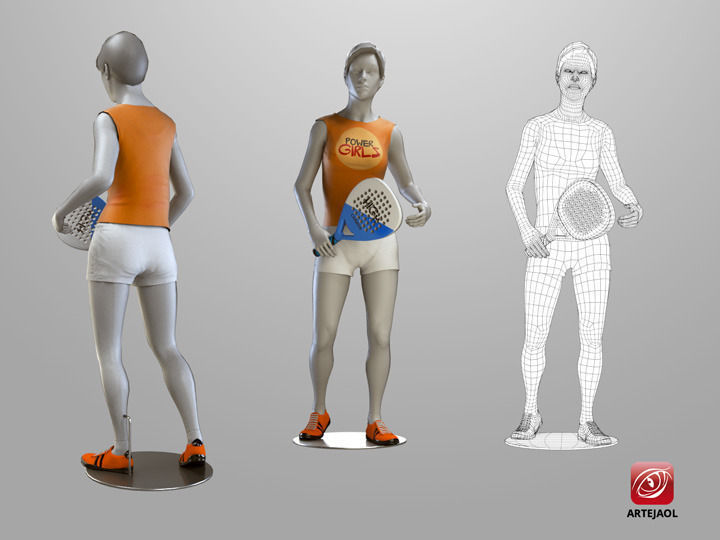 MannequinGirlPack AB 3D model_3