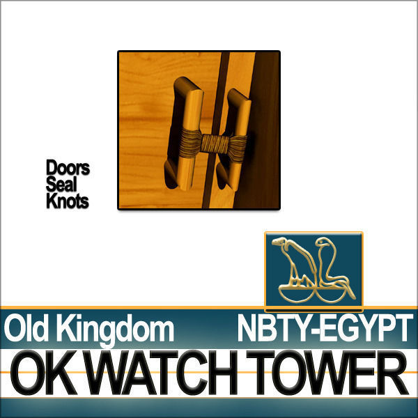 Ancient Egyptian Old Kingdom Watch Tower 3D model_15