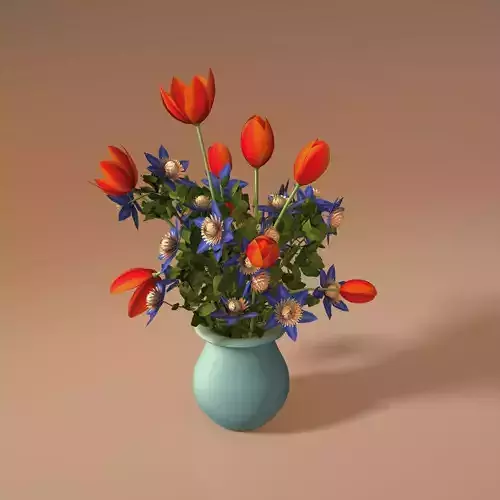 flowers in vase