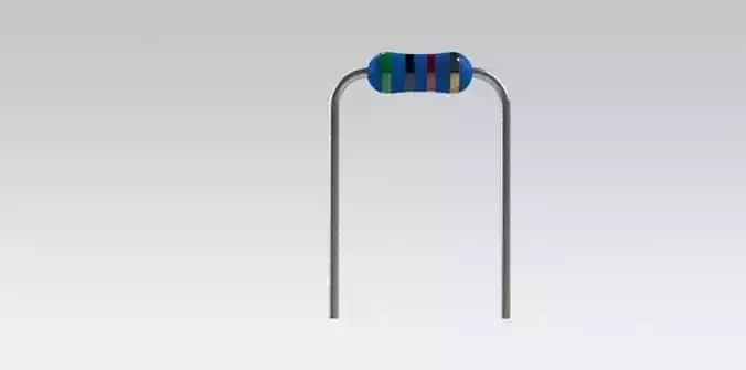 Resistor multi colored 3D print model