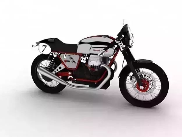 Moto Guzzi V7 Clubman Racer 2010 3D model