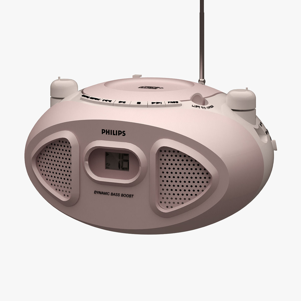 Philips Radio and CD Player 3D Model MAX FBX