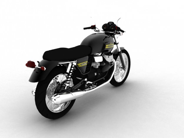 Moto Guzzi V7 Classic 2010 3D model_4