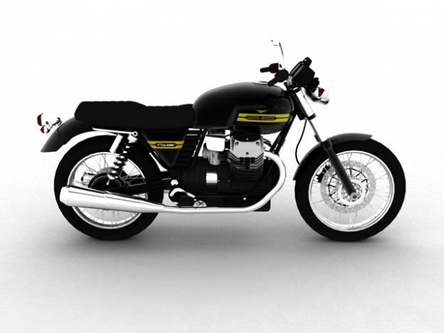 Moto Guzzi V7 Classic 2010 3D model_5